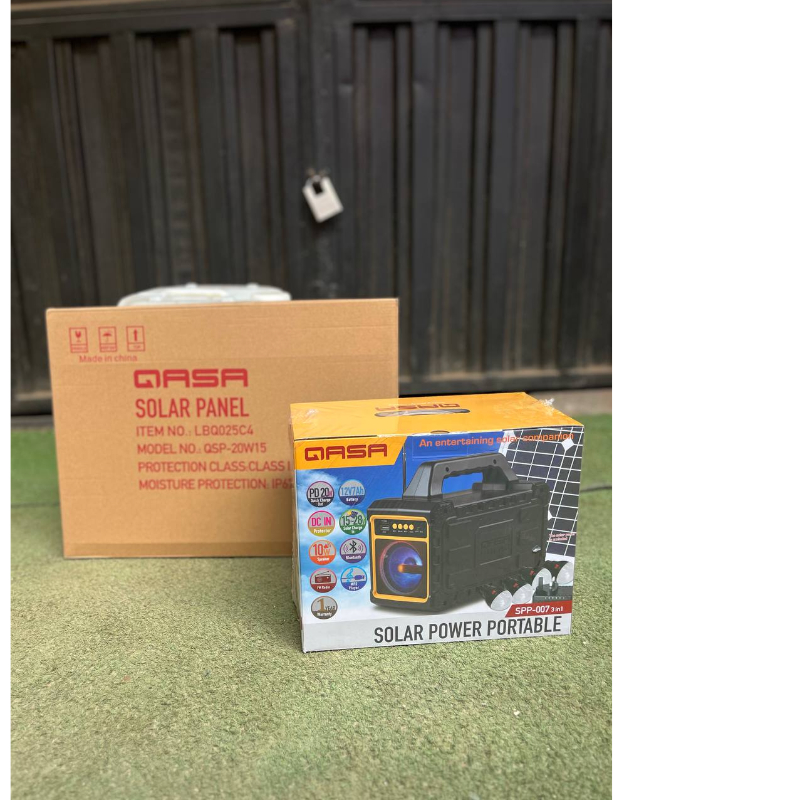 Qasa Spp007 Portable Power Station With Panel