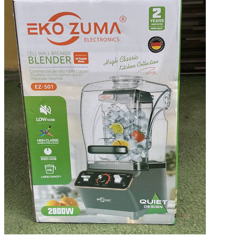 Ekozuma 2800watt Commercial Blender Ez501