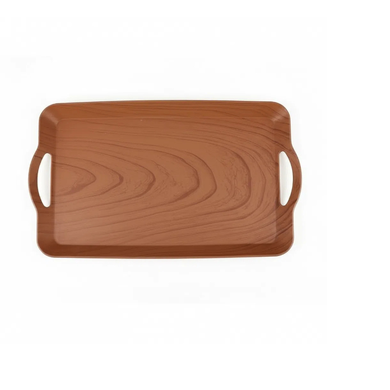 Big Marble Design Tray With Handle