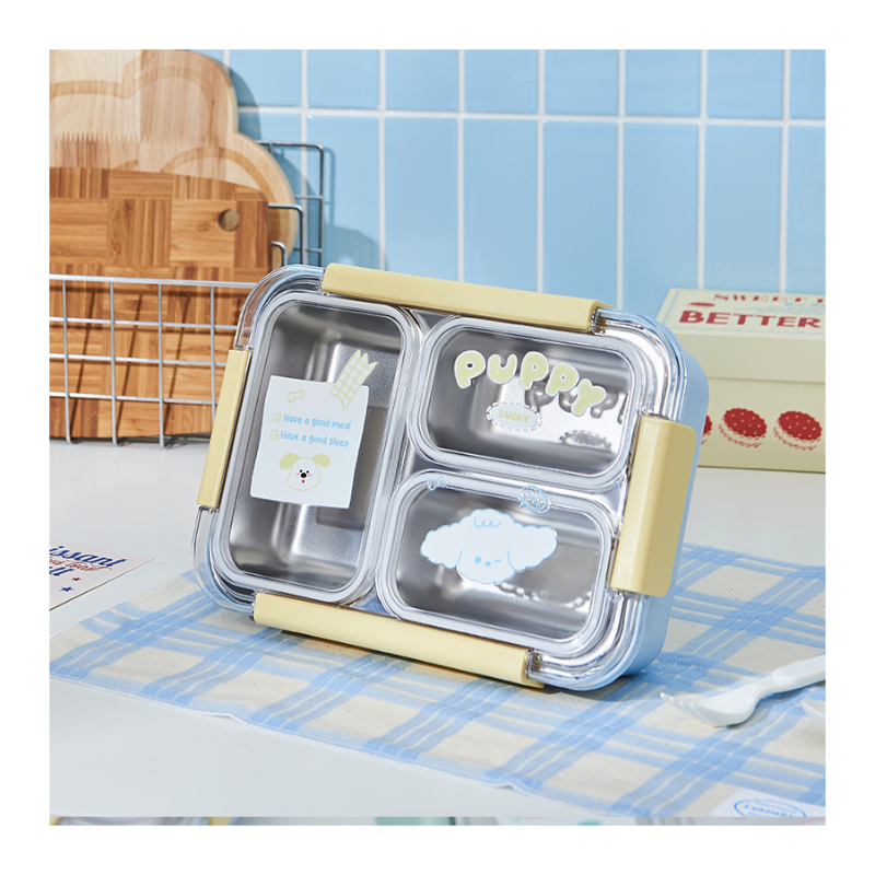 Puppy 3 Partition Lunch Box