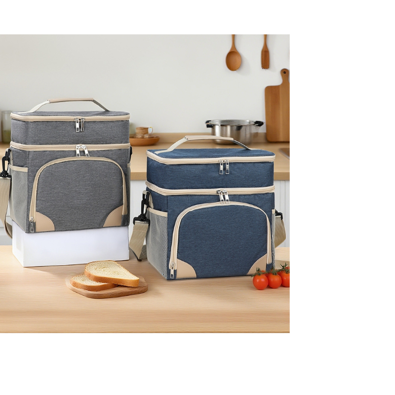 Quality Double Partition Lunch Bag