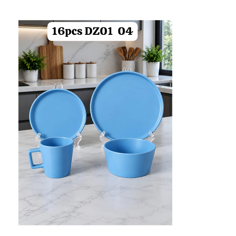 Blue 1998 16pcs Dinner Set