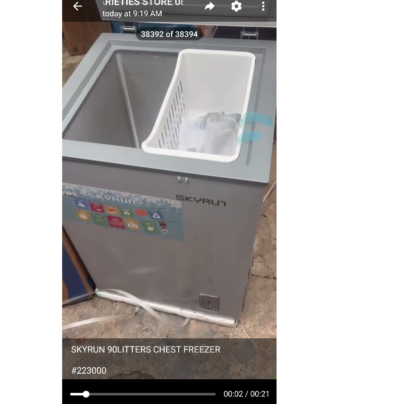 Skyrun 90litters Chest Freezer