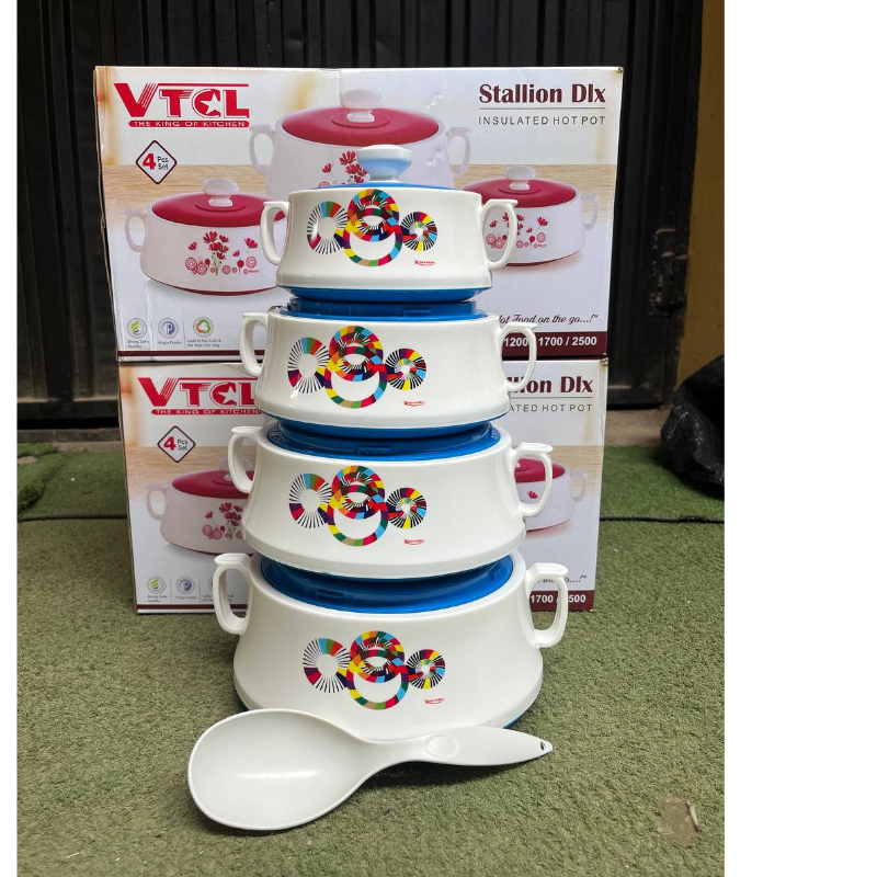 Vtcl 4pcs Stallion Dlx Insulated Bowl
