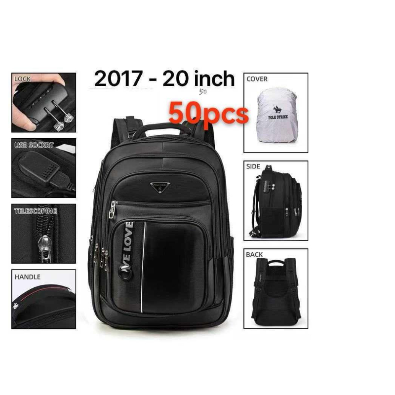 2017...20inches Adult Stock Quality School Bag