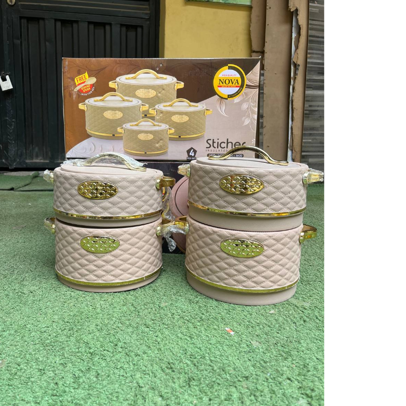 4pcs Stitcher Insulated Bowl