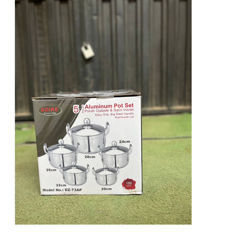Dz73.....dzire 10pcs Aluminium Pot