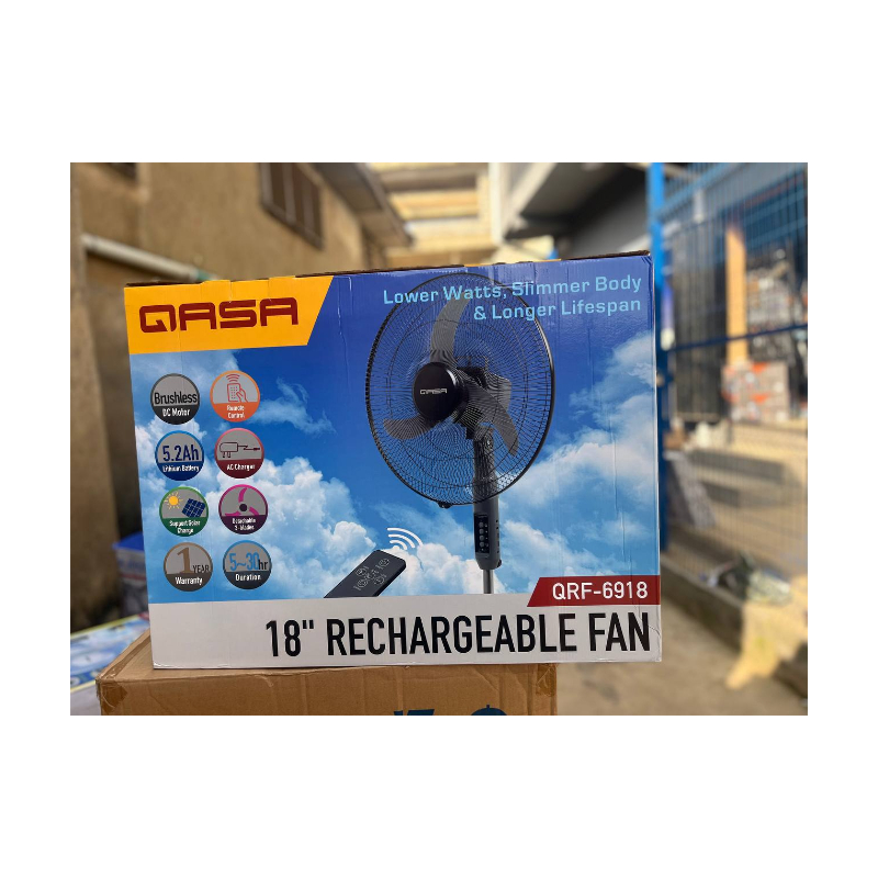 Qasa 18inches Qrf6918 Rechargeable Fan