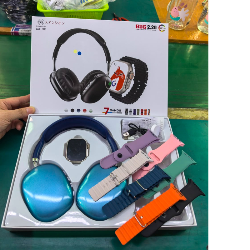Sxa6 Big 2.20 Smart Watch With Earpod