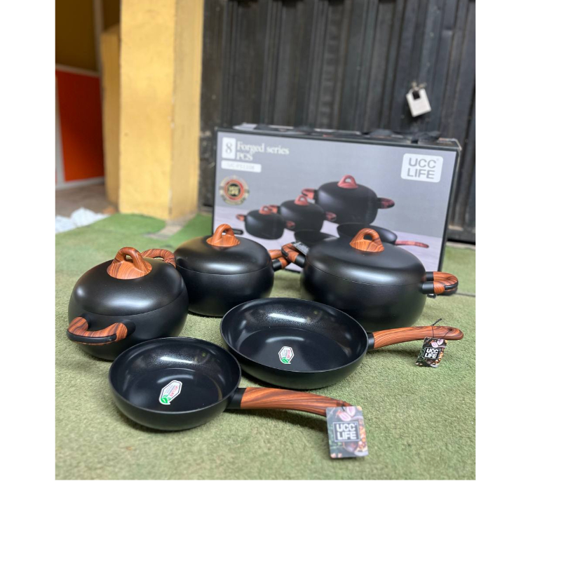 8pcs Ucc Life Forged Series Quality Pot