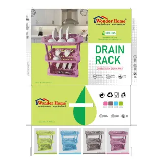 3 Layers Plastic Drain Rack