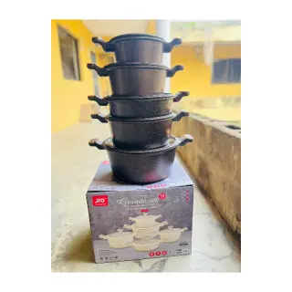 Yz76 ...jio Granite Set Casserole Pot