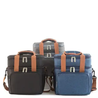 Double Partition Lunch Bag