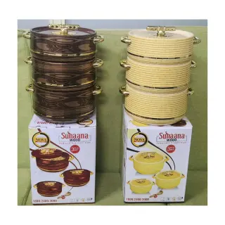 Suhaana  Wood 3in1 Serving Bowl