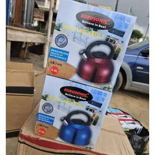 Es7400 Eurosonic Quality 5 Litres Whistling Colour Kettle