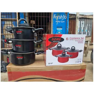 Dz67 6pcs Cookware Set Nonstick Coated