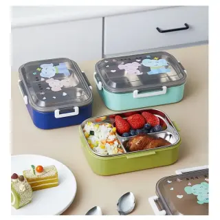 3 Partitioned Lunch Set