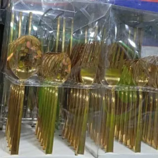 American Gold Cutlery Set