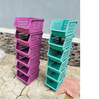 A29m 6 Layers Plastic Trolley/basket