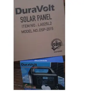 Duravolt Portable Power Station With Solar Panel