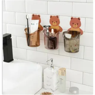 Teddy Toothbrush Keeper