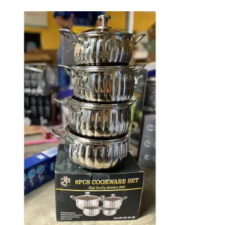 Zp 8pcs Stainless Cookware Set