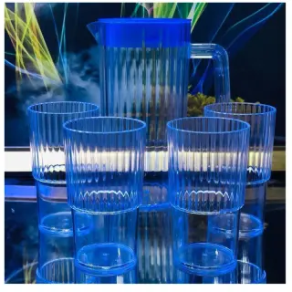 Sj01-5...5 In 1 Acrylic Jug And Cups