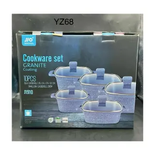 10pcs Jio Square Granite Pot