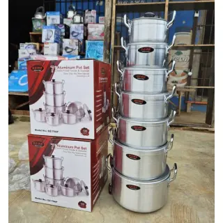 Dzire 7pcs Aluminium Pot