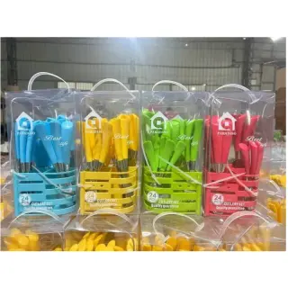 24pcs Colour Cutlery Set