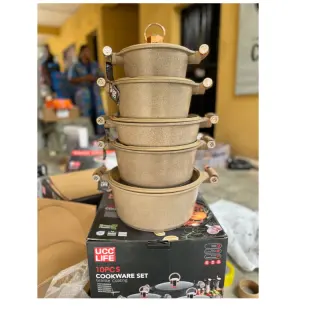 10pcs Ucc Life With Ring Quality Granite Pot