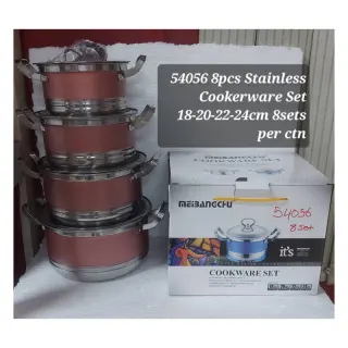 8pcs Stainless Cookware Set/stockpot