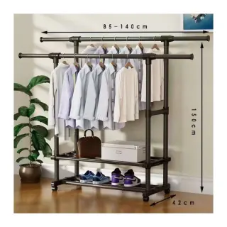 Double Layers Quality Garment Rack