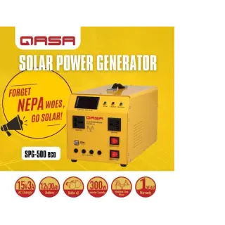 Qasa Power Generator With Solar Panel