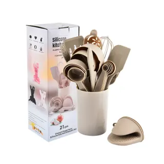 21pcs Silicon Spoon Set