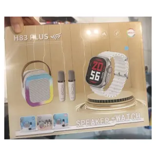 H83plus Smart Watch With Bluetooth Speaker