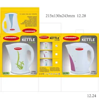 Eurosonic Plastic Cordless Kettle