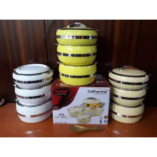 3pcs Catherine Insulated Bowl