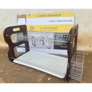 Paradiso 22inches Plastic/iron Plate Rack