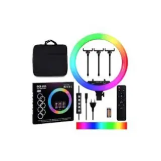 18 Inches Rgb Ringlight With Tripod Stand