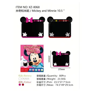 Mickey And Minnie Lcd Writing Tab