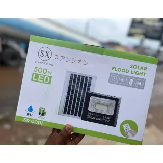 Sx0001……500watt Solar Flood Light With Panel