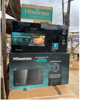 Black Hisense Microwave