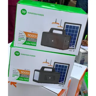 Dp7711 11000mah Solar Power Kit Comes With Solar Panel