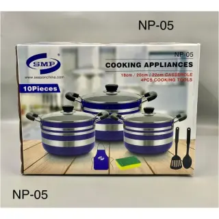 Np05 Smp 10pcs Nonstick Pot