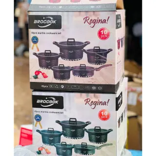 Brocook Regina 10pcs Granite Pot