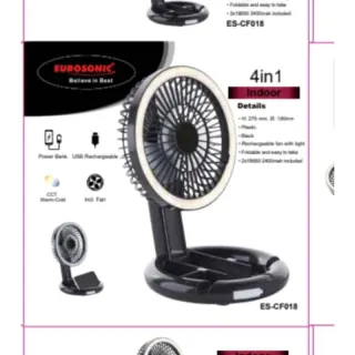 Es018...4in1 Table Fan With Led