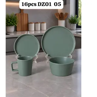 Teal Green 1998 16pcs Dinner Set
