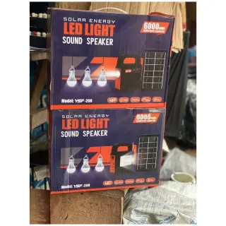 Solar Energy Led Light With Sound Speaker