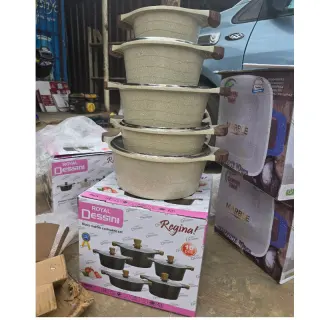 10pcs Dessini Royal Marble Pot